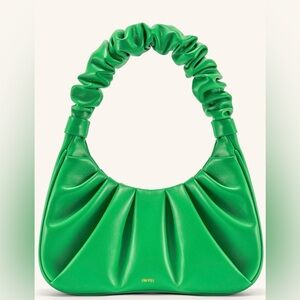JW PEI Green Hobo Bag with Ruched Design